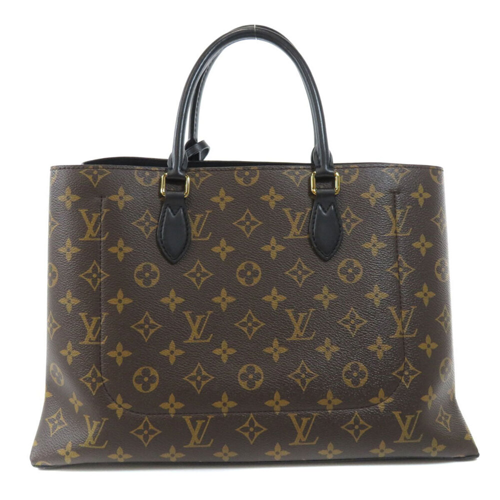 Louis Vuitton Bag Monogram Tote Flower Canvas Brown
